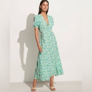 Faithfull the Brand Blue Floral Maxi Bellavista Dress